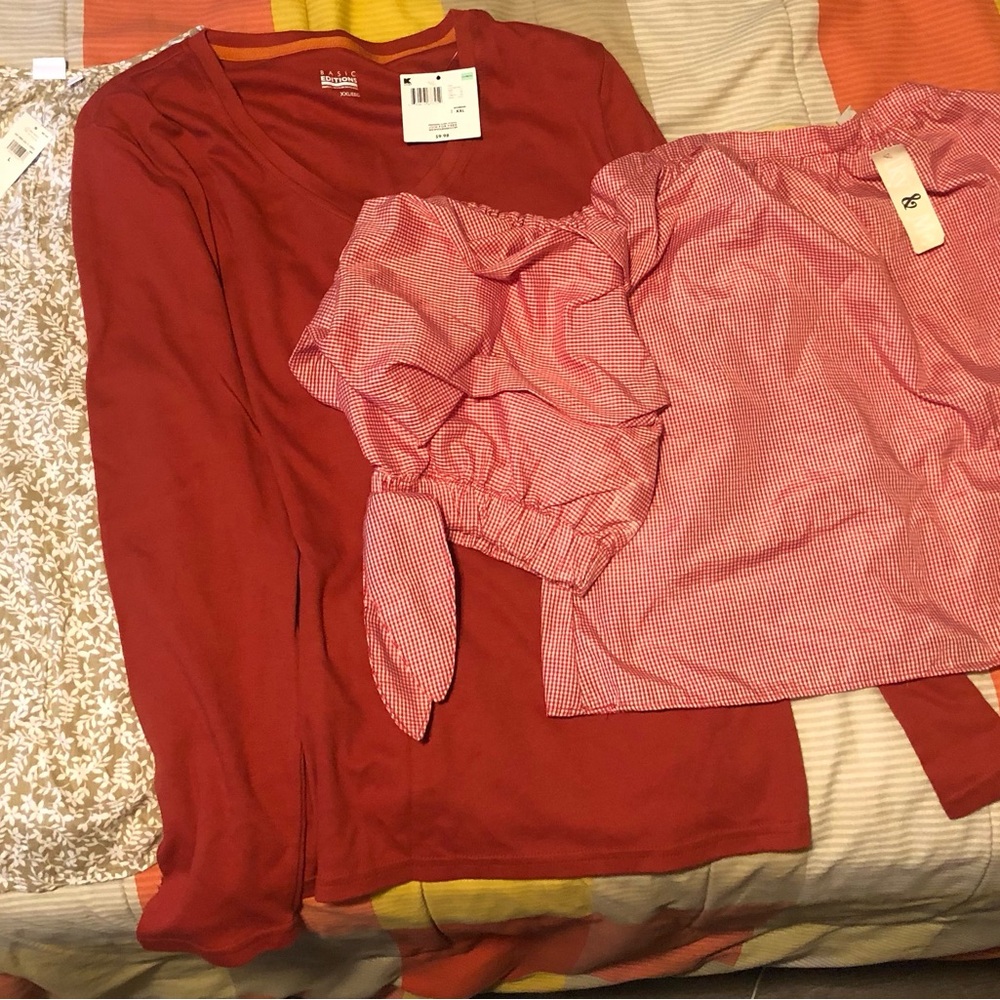 Assorted Shirts and Sweaters
